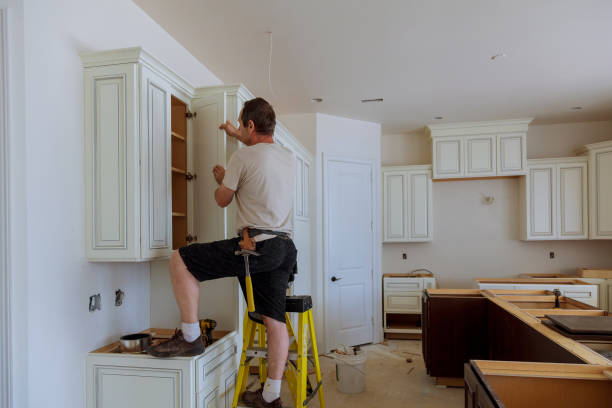 Open concept kitchen conversion in Hudson by JMT Kitchen Cabinet